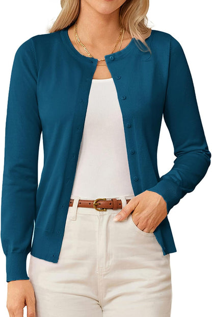 GRACE KARIN Knit Cardigan Sweaters for Women Lightweight Fall Outfits 2026