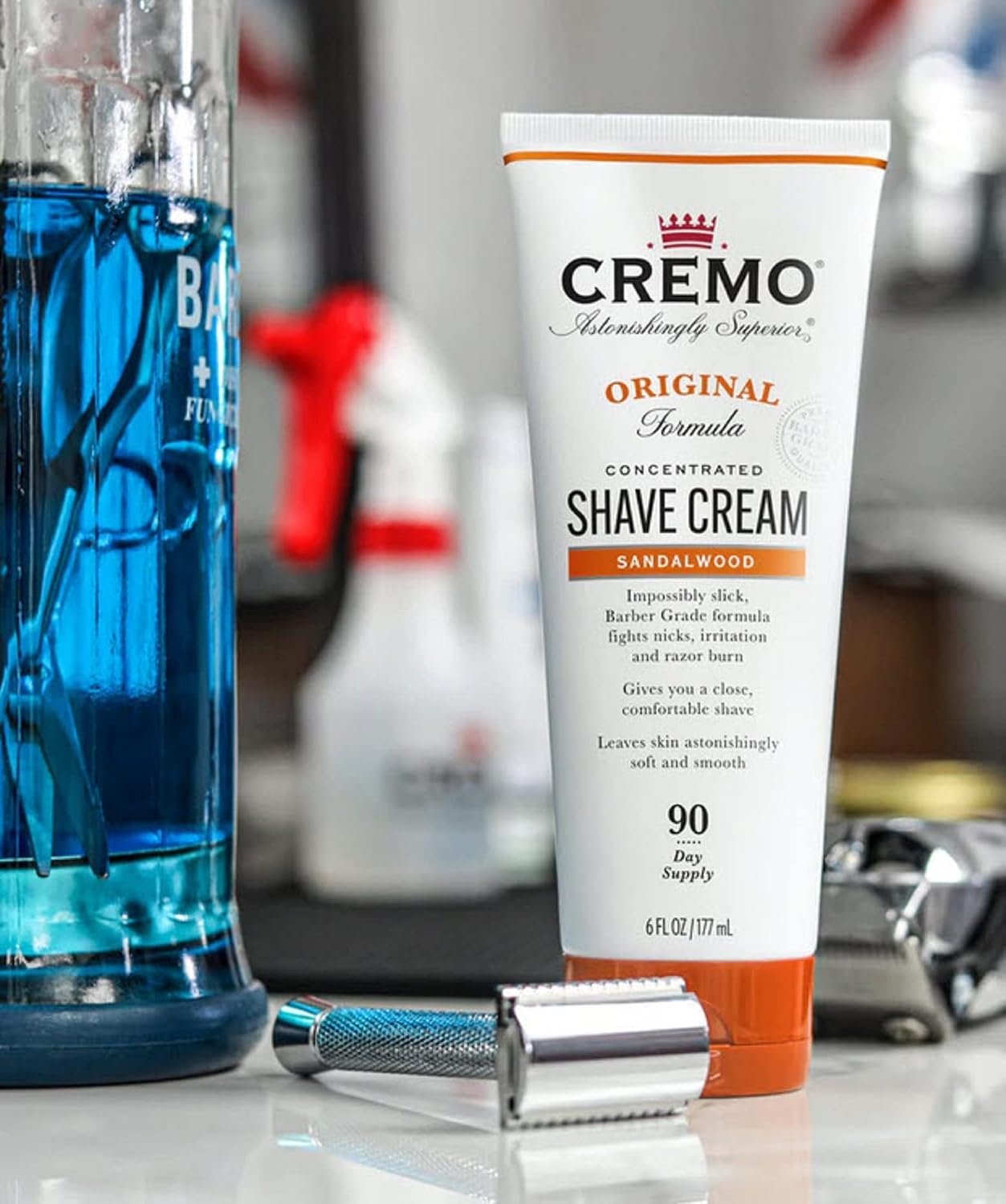 Cremo Shaving Cream for Men, Cooling, 6 Fl Oz