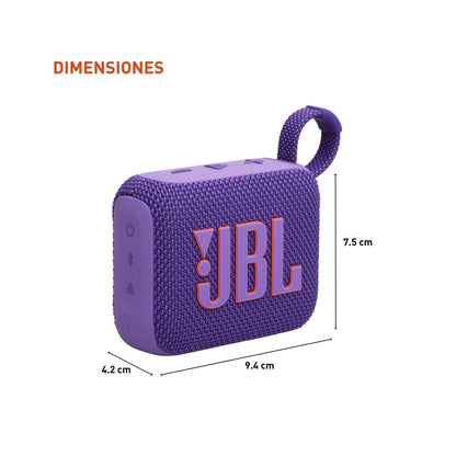 JBL Go 4 - Ultra-Portable, Waterproof and Dustproof Bluetooth Speaker, Big JBL Pro Sound with Punchy bass, 7-Hour Built-in Battery, Made in Part with Recycled Materials (Black)