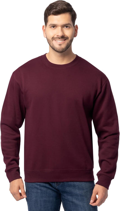 Fruit of the Loom Men's Eversoft Fleece Crewneck Sweatshirts, Moisture Wicking & Breathable, Sizes S-4x