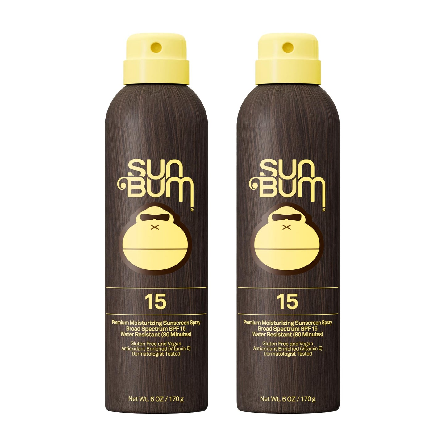 Sun Bum Original SPF 50 Broad Spectrum Sunscreen Body Spray - 6 oz (2-Pack)