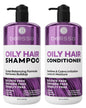 Caffeine Shampoo and Conditioner Set - Volumizing Products for Women and Men - Thickening, Volume Boosting Formula for Thinning and Fine Hair - Sulfate Free, No Parabens - Hydrating, Salon Grade