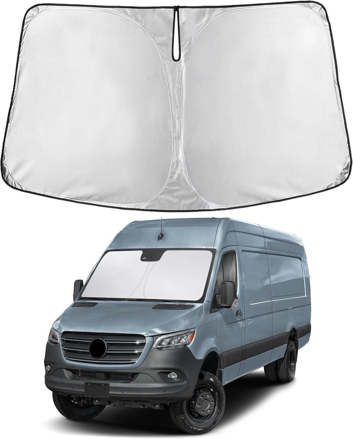 Autovir Windshield Sun Shade, 2017-2026 Tesla Model 3 & Y, 280T Visor Shade