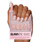 Glamnetic Press On Nails - Short Almond, Glossy Fake Nails 24 Pc Full Kit