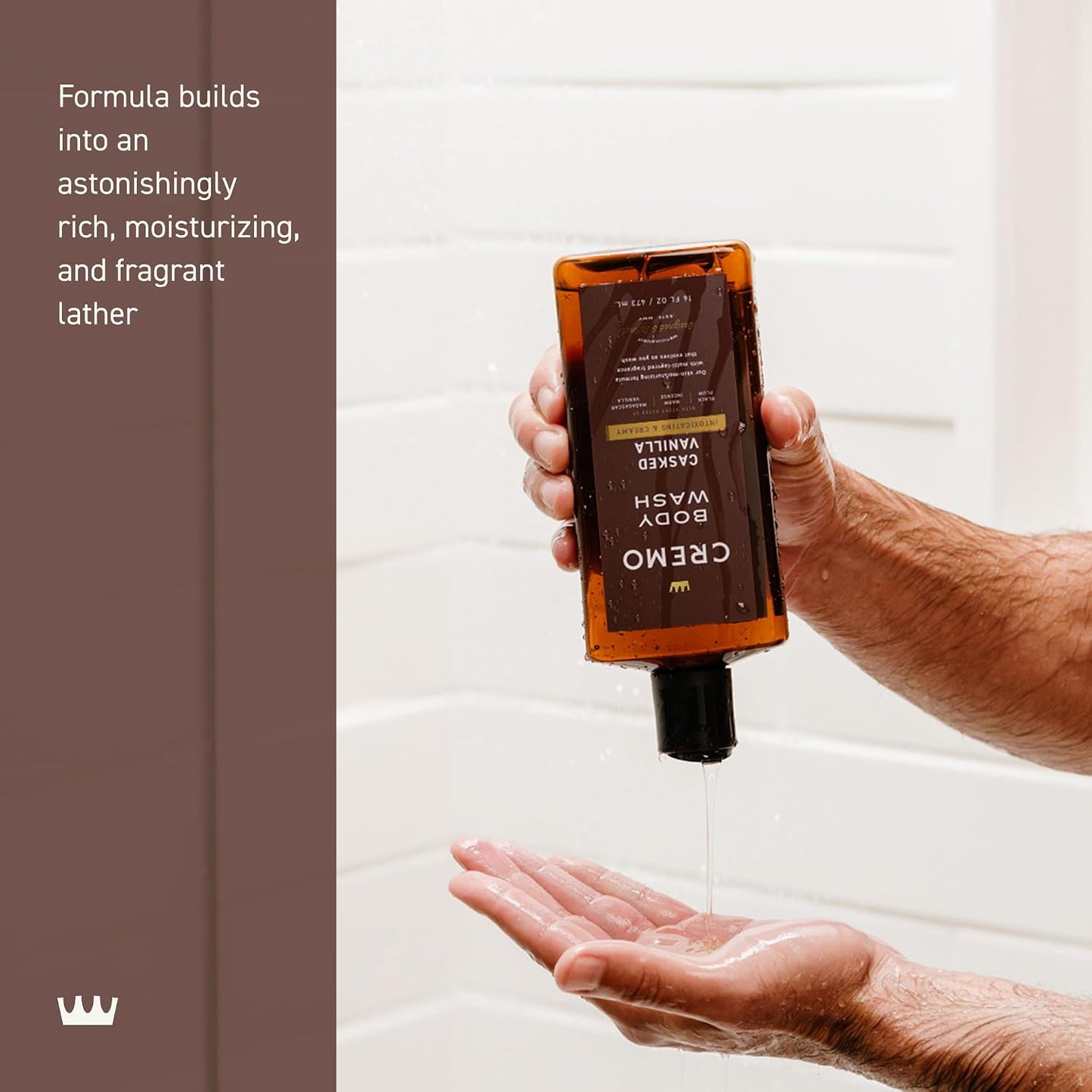 Cremo Body Wash for Men, Cypress Santal, 16 Fl Oz