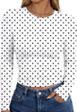 Trendy Queen Womens Long Sleeve T Shirts Fall Fashion Basic Y2K Tops 2026