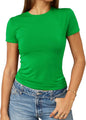 Abardsion Women's Casual Basic Slim Fit T Shirts