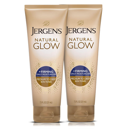 Jergens Natural Glow + Firming Daily Moisturizer Medium to Tan Skin Tones 7.5oz