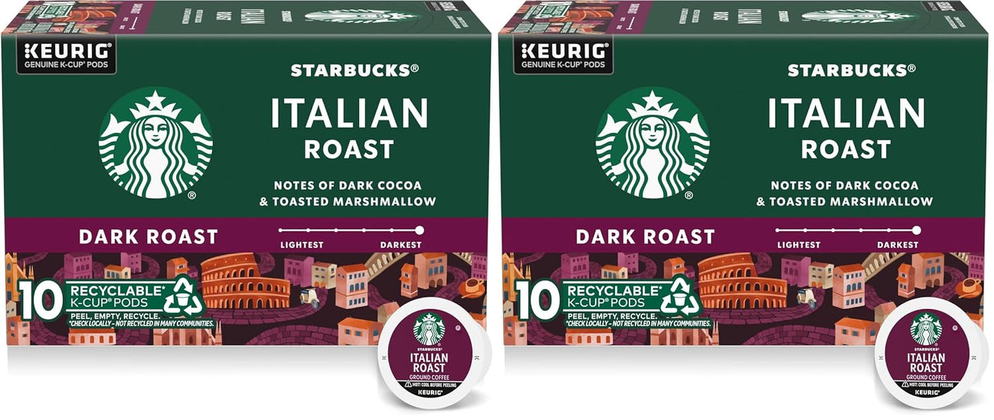 Starbucks K-Cup Coffee Pods, Dark Roast Hot or Iced Coffee, French Roast, 96 Keurig Pods