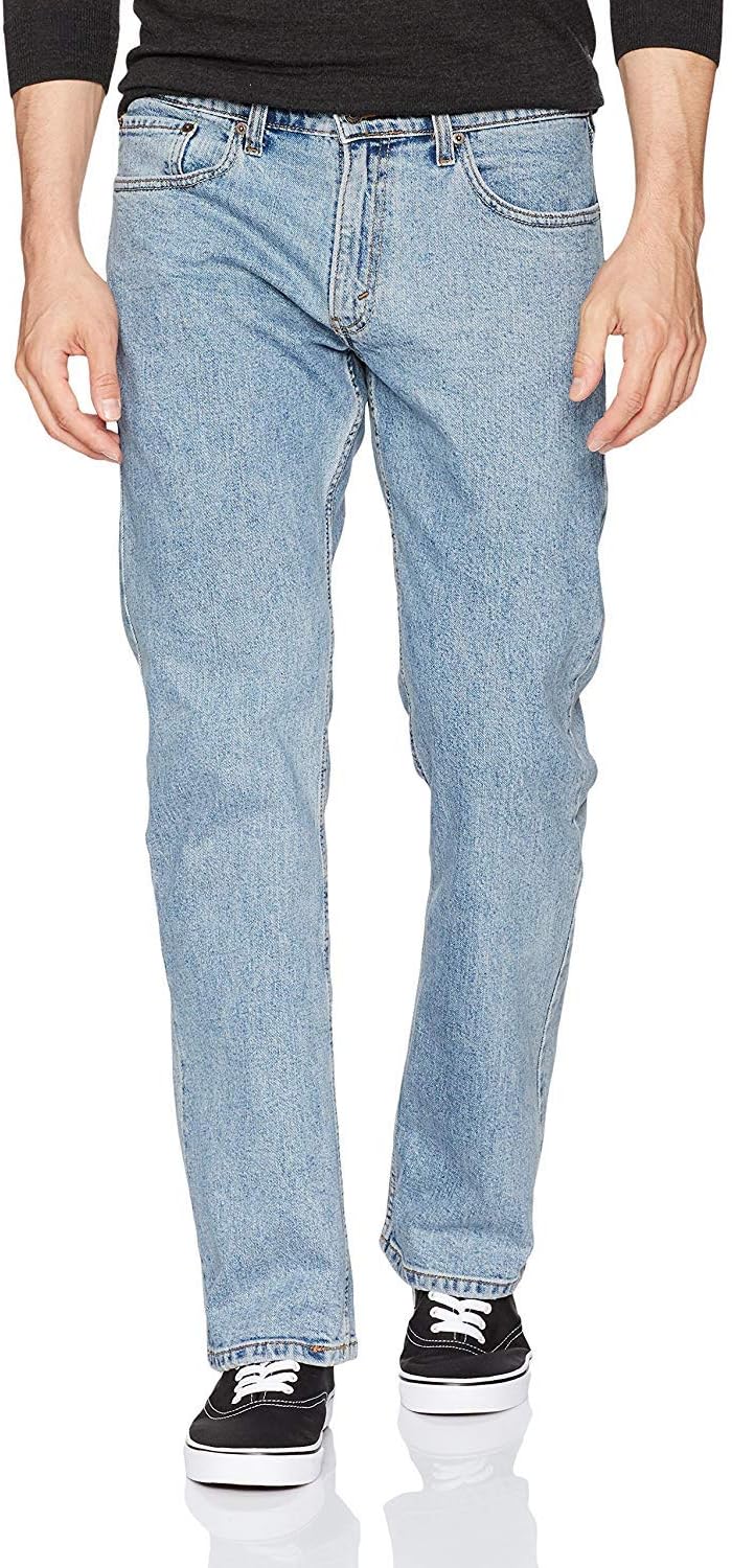 Levi Strauss Signature Gold Men's Relaxed Fit Flex Waistband Jeans