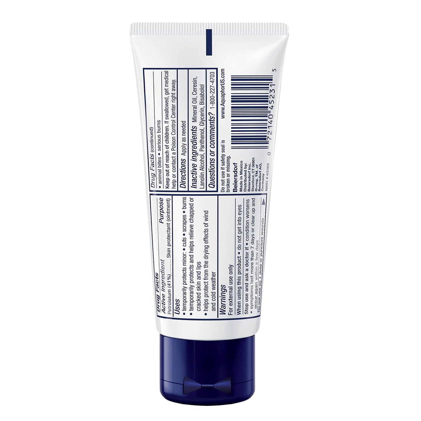 Aquaphor Advanced Therapy Healing Ointment Skin Protectant, 14 OZ