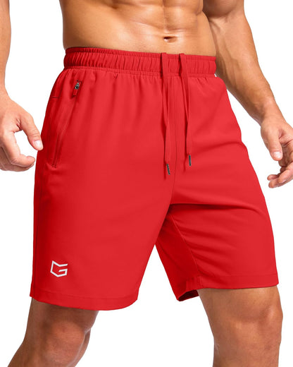 G Gradual Men's Athletic Running Shorts with 2 Zipper Pockets 7"/ 5"/ 9"