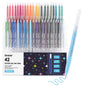Grabie 18 Color Glitter Gel Pens, Retractable Sparkle Art Pens