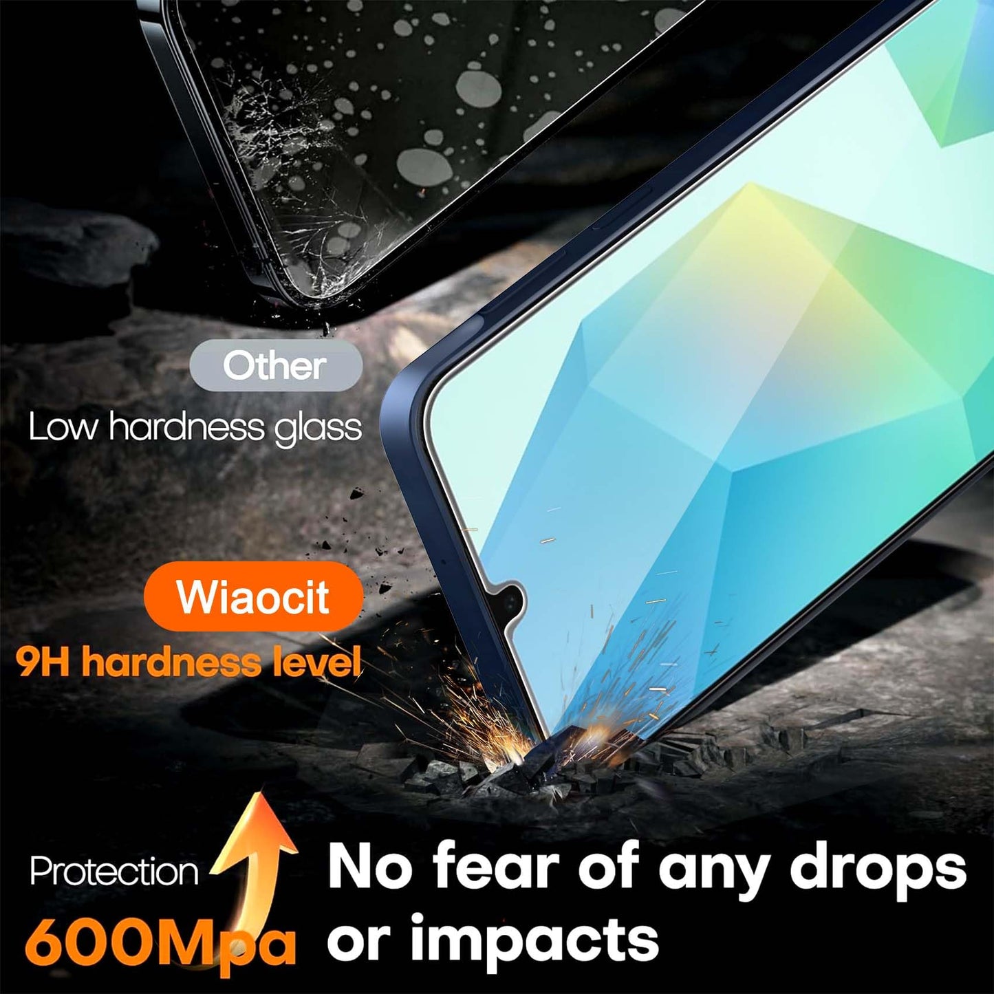 Wiaocit Camera Lens Protector for iPhone 16 Pro/iPhone 16 Pro Max