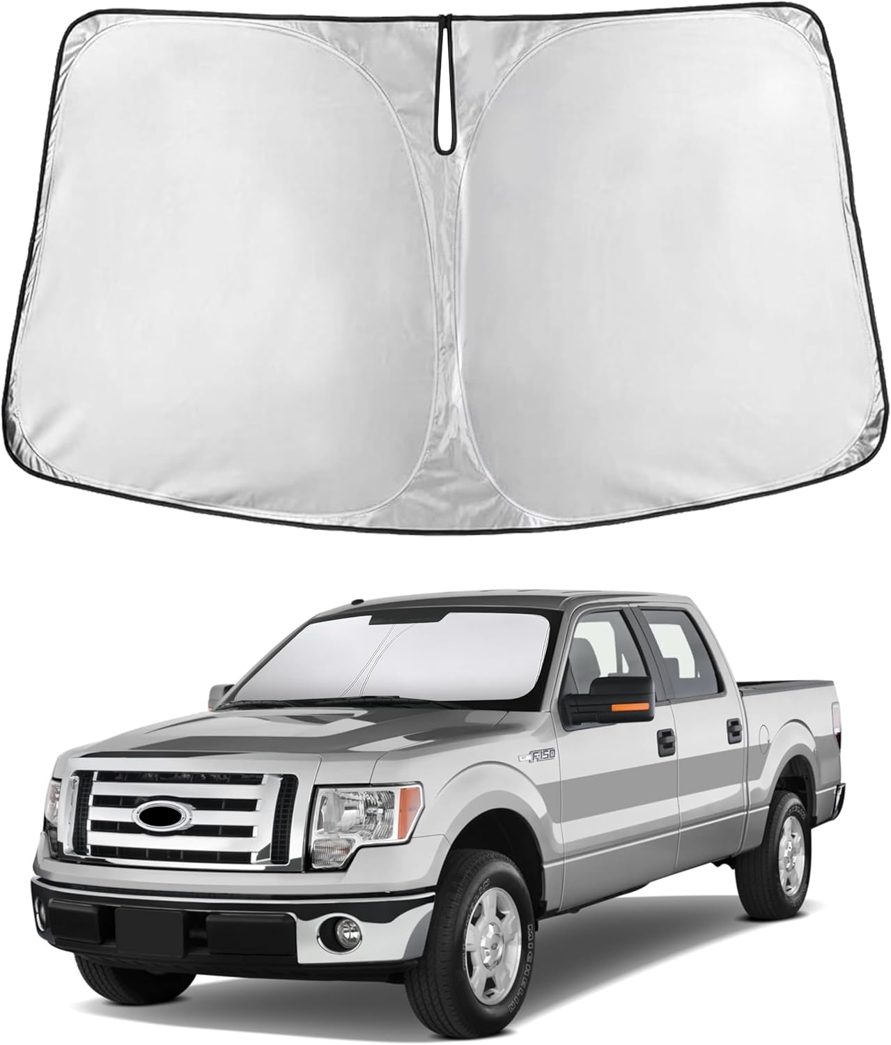 Econour Car Windshield Sun Shade, Front Window Sun Blocker for SUVs,Sedan