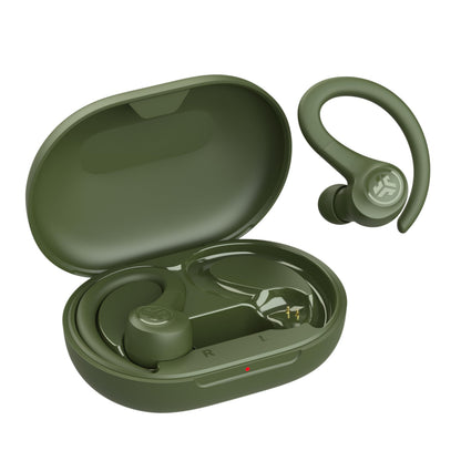 JLab, Go Sport+, True Wireless Workout Earbuds, Bluetooth Sport Earbuds, Clear Calling, Graphite