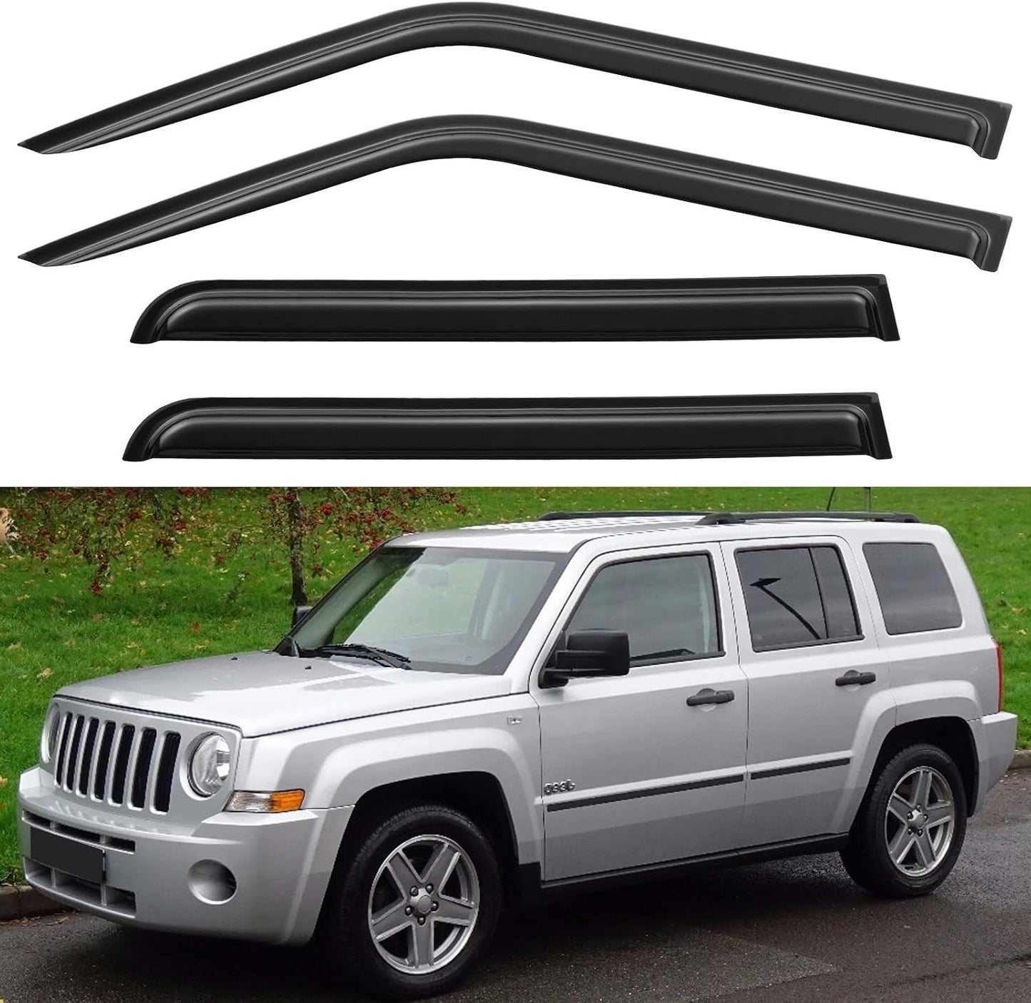 Window Visors Rain Guards for 2020-2025 Nissan Sentra