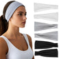 Headbands for Women - 6 Pack Wide Elastic Hair Bands | Stretchy Sweatbands Hair Bands | Soft Sports Thin Head Bands | Non-Slip Accessories Bands for Fashion, Washing Face, Workouts, Yoga, Daily Use