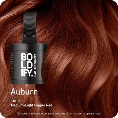 Boldify Hairline Powder, Root Touch Up Hair Color Light Blonde 4g