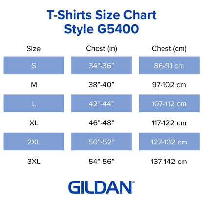 Gildan Adult Heavy Cotton Long Sleeve T-Shirt, Style G5400, 2-Pack