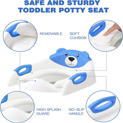 Potty Training Toilet for Toddlers, 2-in-1 Potty Training seat, Anti-Slip