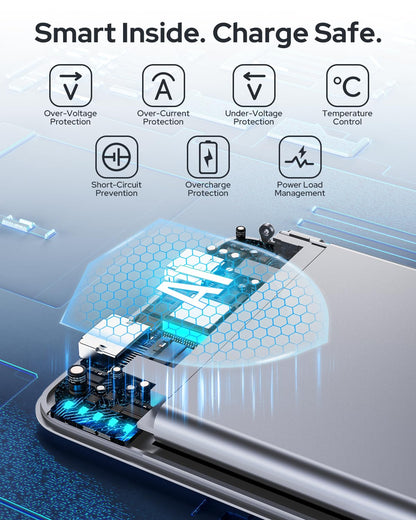 for Magsafe Portable Charger, 5000mAh Slim Wireless Magnetic Power Bank