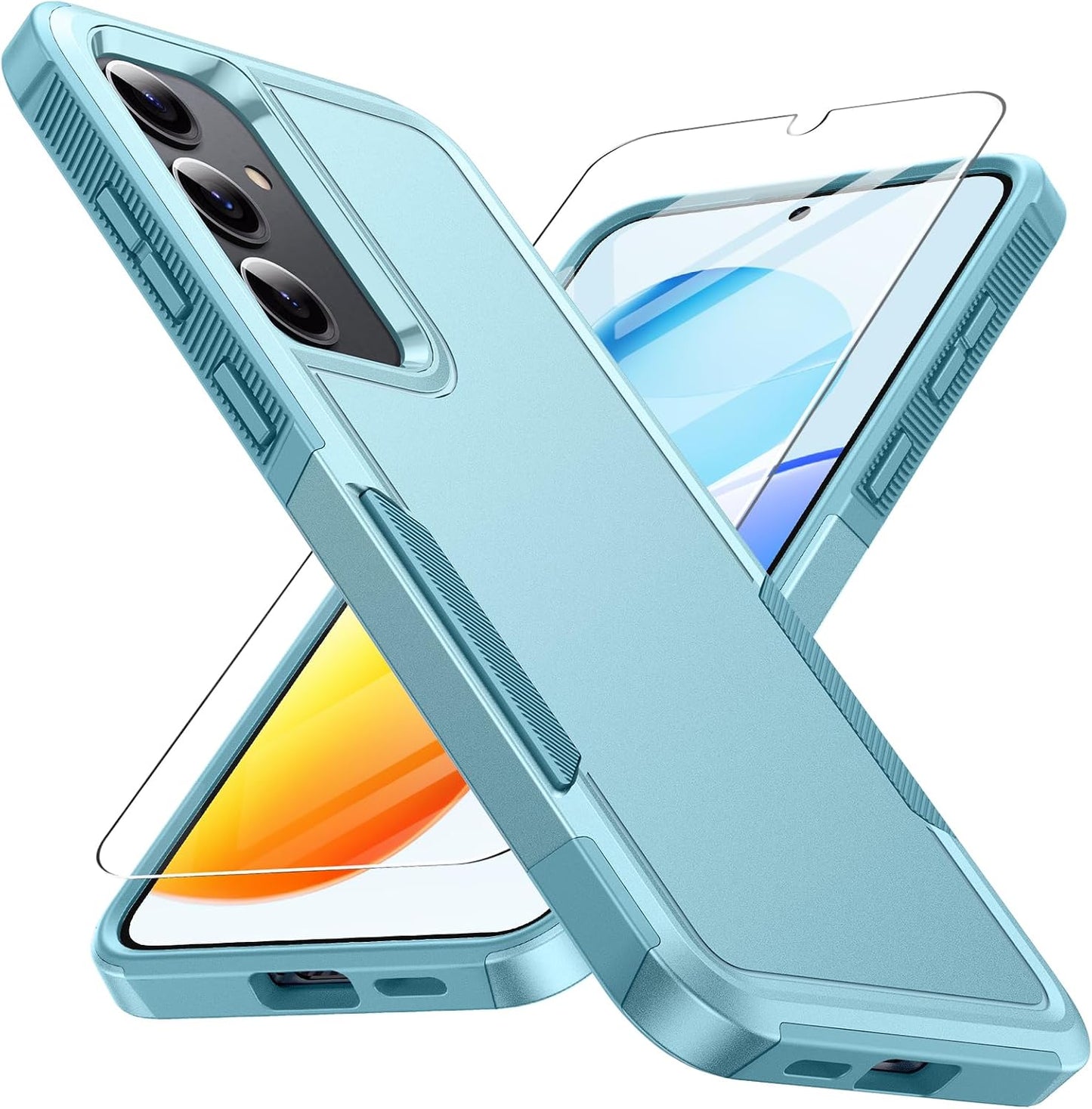 FNTCASE for Google Pixel 10 / Pixel 10 Pro Case: Soft TPU Non Slip Blue