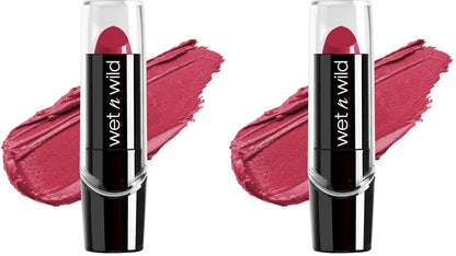 wet n wild Silk Finish Lipstick, Hydrating Rich Buildable Lip Color, Formulated with Vitamins A,E, & Macadamia for Ultimate Hydration, Cruelty-Free & Vegan - A Short Affair