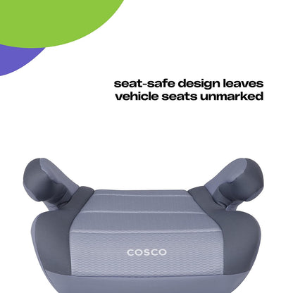 Cosco Topside Backless Booster Car Seat, Lightweight Booster Seats for Cars 40-100 lbs, Backless Booster Seat for Car, Leo