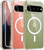 FNTCASE for iPhone 17 Pro Case Clear Magnetic with Screen Protector