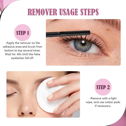 LA MAESII Lash Bond&Seal Remover Kit 3 in 1,Lash Cluster Glue Waterproof