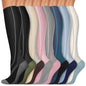 Copper Compression Socks 15-20 mmHg for Men & Women 8 Pairs – Circulation Support for Nurses, Travel, Running, Hiking, Soccer