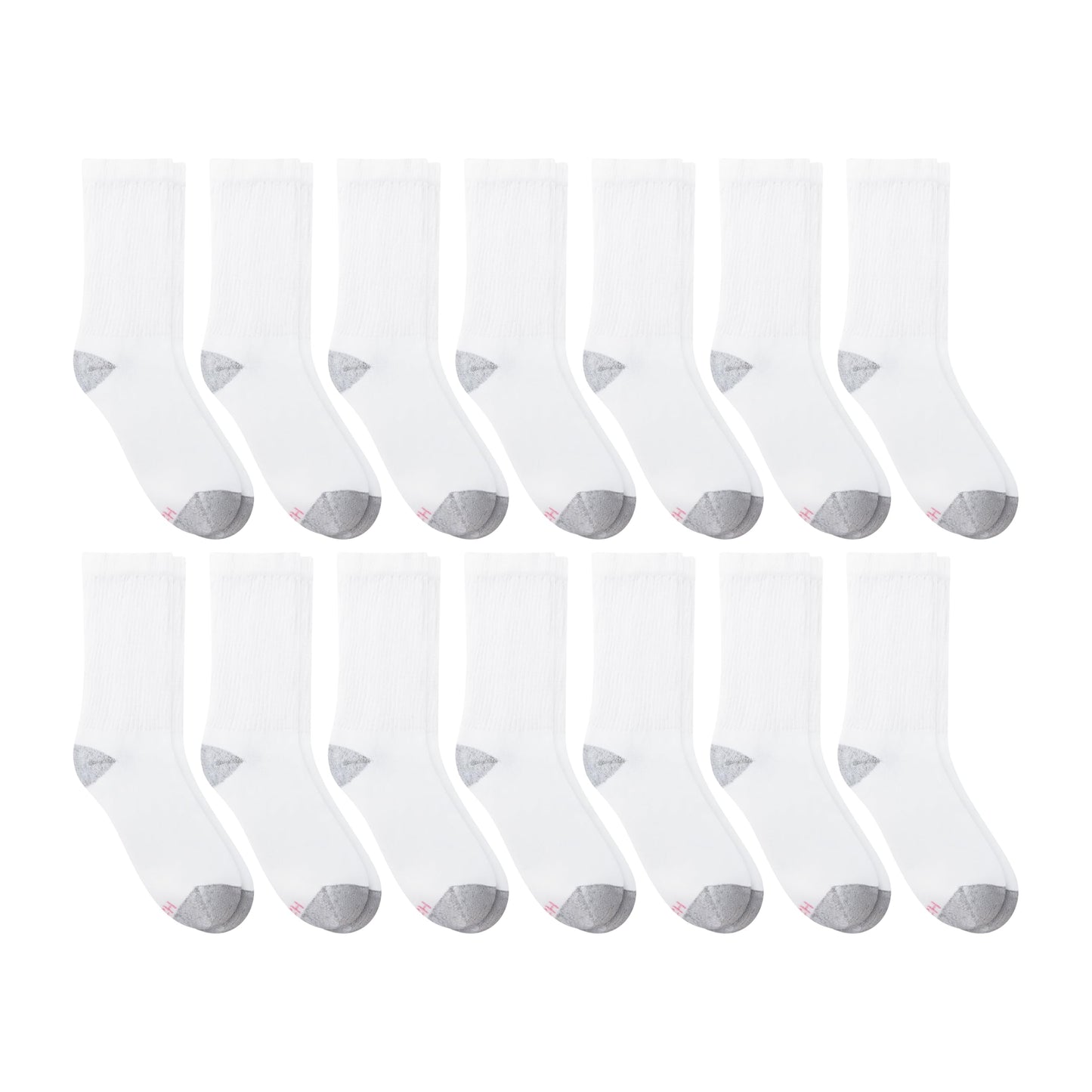 Hanes Women's Crew, Ankle, and No-Show Moisture-Wicking Cushioned Athletic Socks (14 Pack)