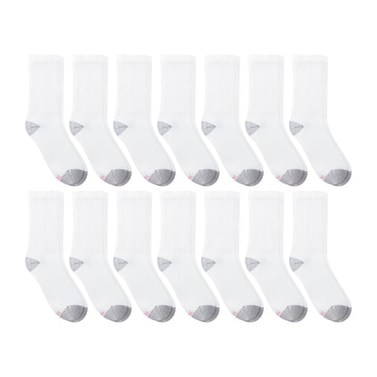 Hanes Women's Crew, Ankle, and No-Show Moisture-Wicking Cushioned Athletic Socks (14 Pack)