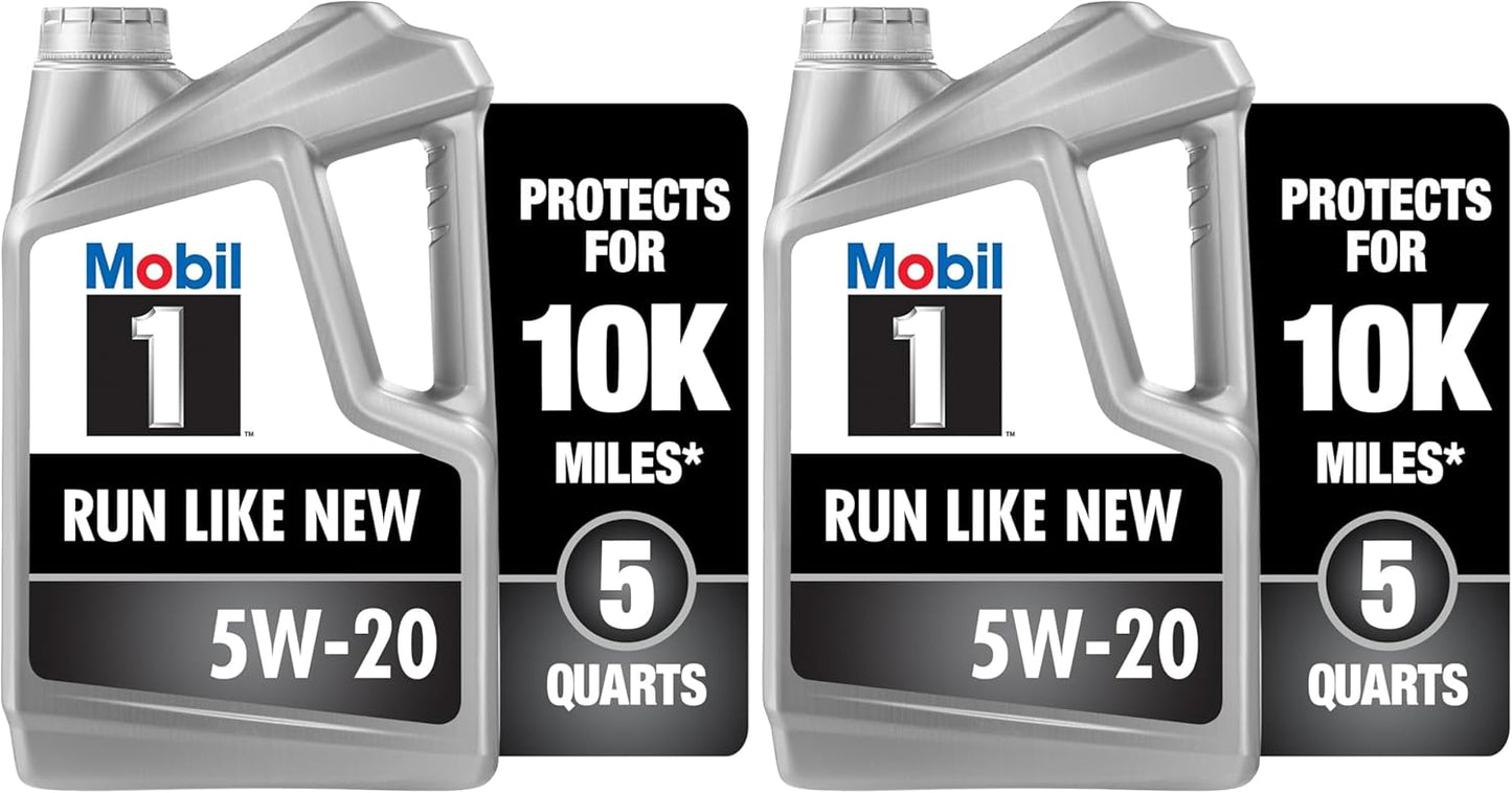 Mobil 1 European Car Formula Full Synthetic Motor Oil 0W-40, 5 Quart