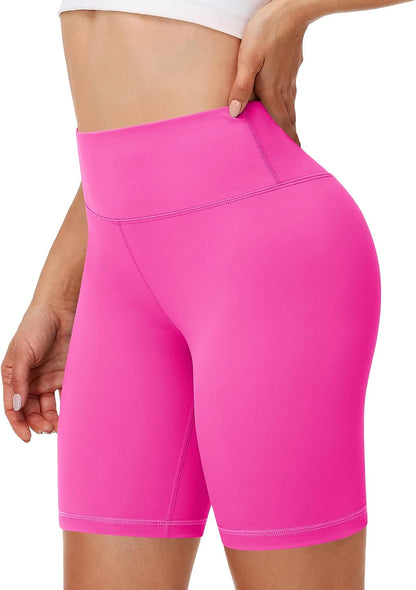 Runhit Women's Workout Biker Shorts - 3"/5"/8" High Waisted Tummy Control Spandex Booty Shorts for Volleyball Gym Yoga Dance