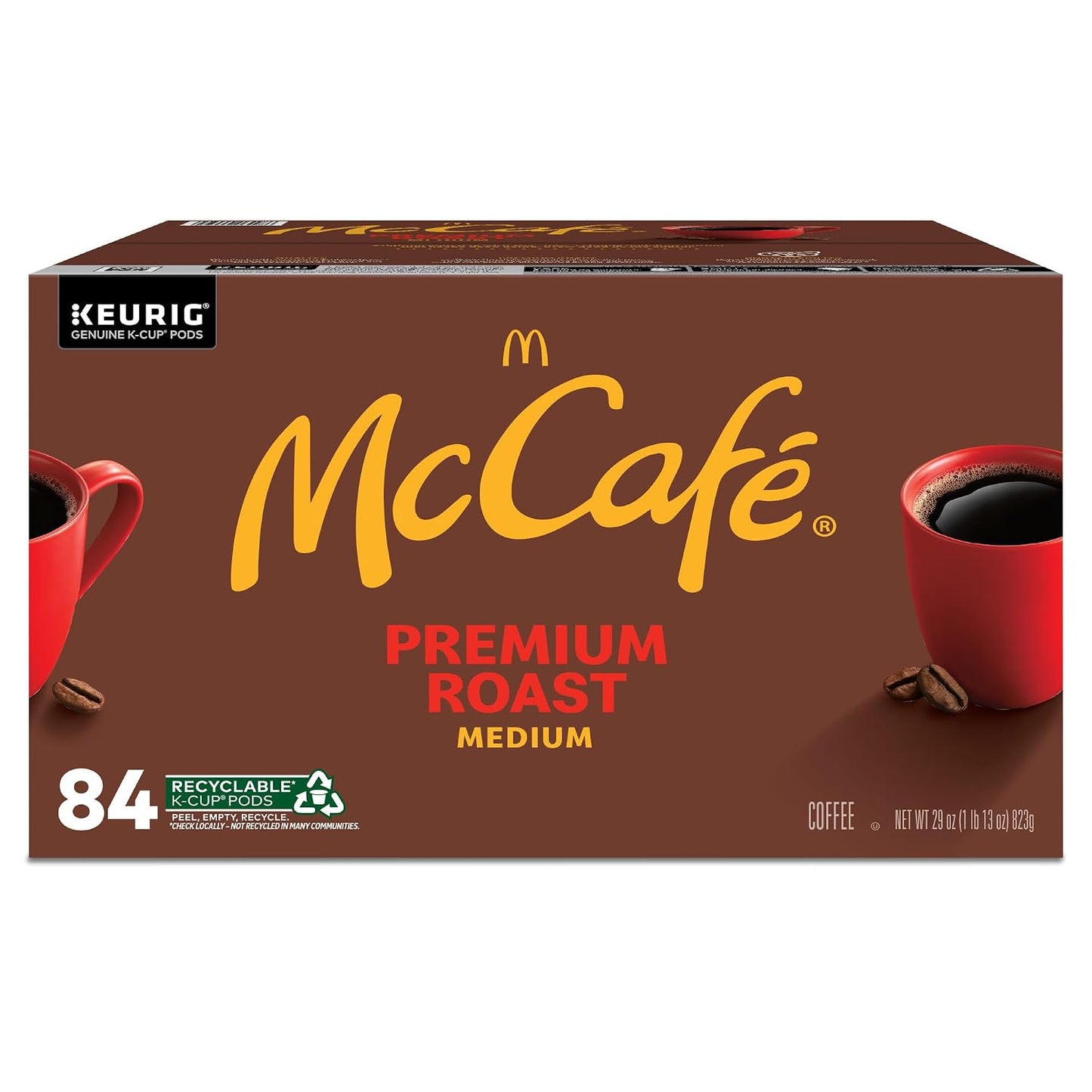 McCafe Premium Roast Coffee, Single Serve Keurig K-Cup Pods, Medium Roast, 84 Count