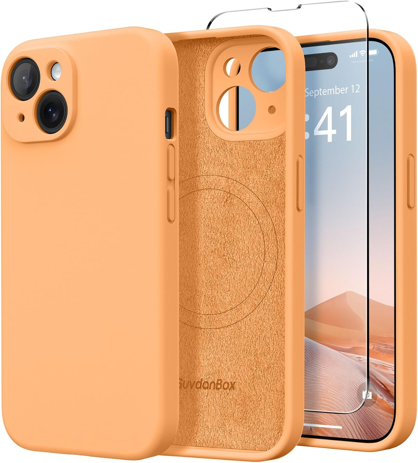 Magnetic for iPhone 17 Case Silicone Matcha