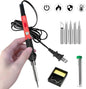 Soldering Iron, 60W 110V Adjustable Temperature Soldering Iron Pen, Portable Welding Tool, Fast Heating, for Electronic Repair, Jewelry, DIY