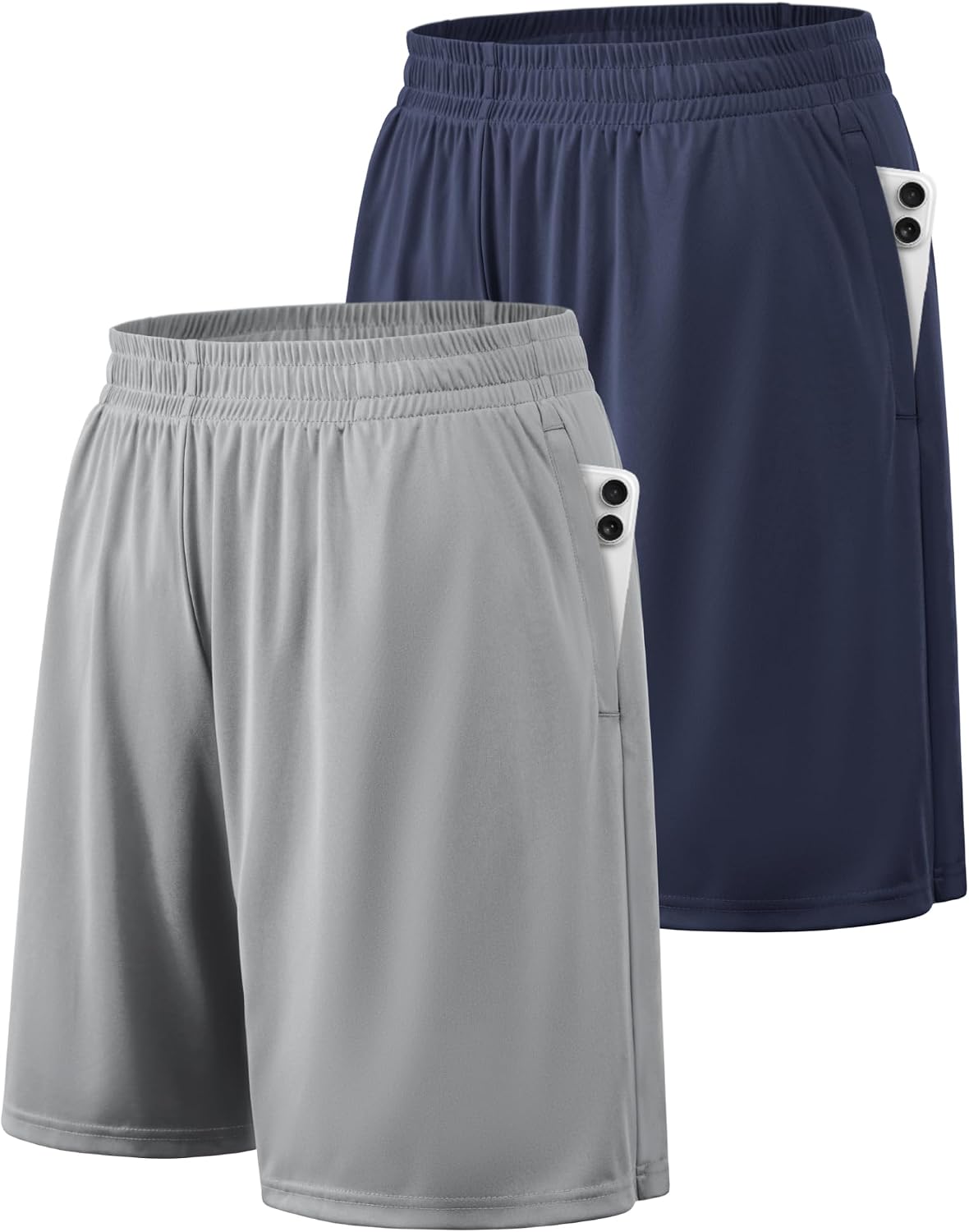 BALENNZ Mens Athletic Shorts with Pockets Quick Dry Workout Shorts Men