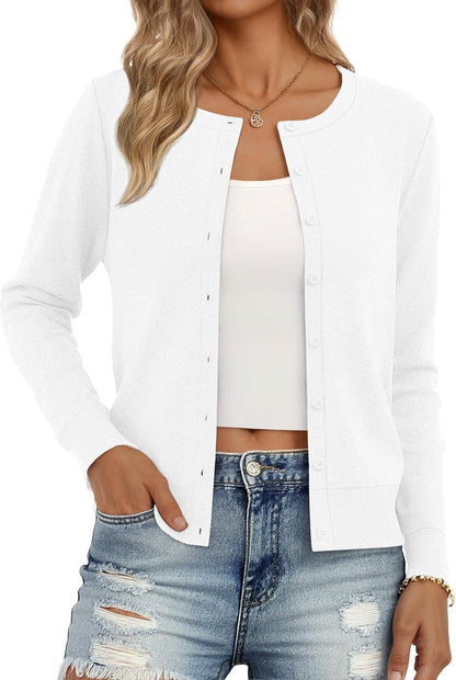 Trendy Queen Women's Lightweight Knit Cardigan