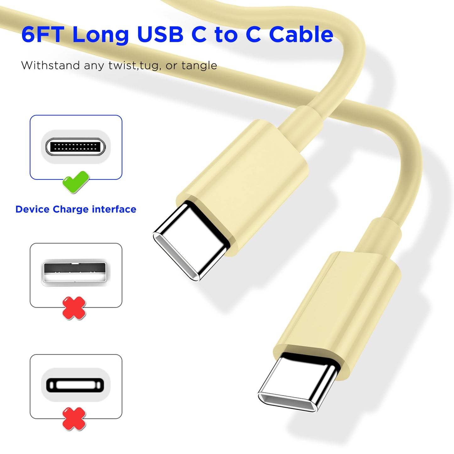 iPhone 17 16 15 Charger Fast Charging,2Pack 20W Apple iPad USB C Wall Charger Block with 6FT USB C to C Cable for iPhone 17/Pro/Pro Max/17 Air/ 16/16 Pro/16 Pro Max/15/Plus/Pro/Pro Max