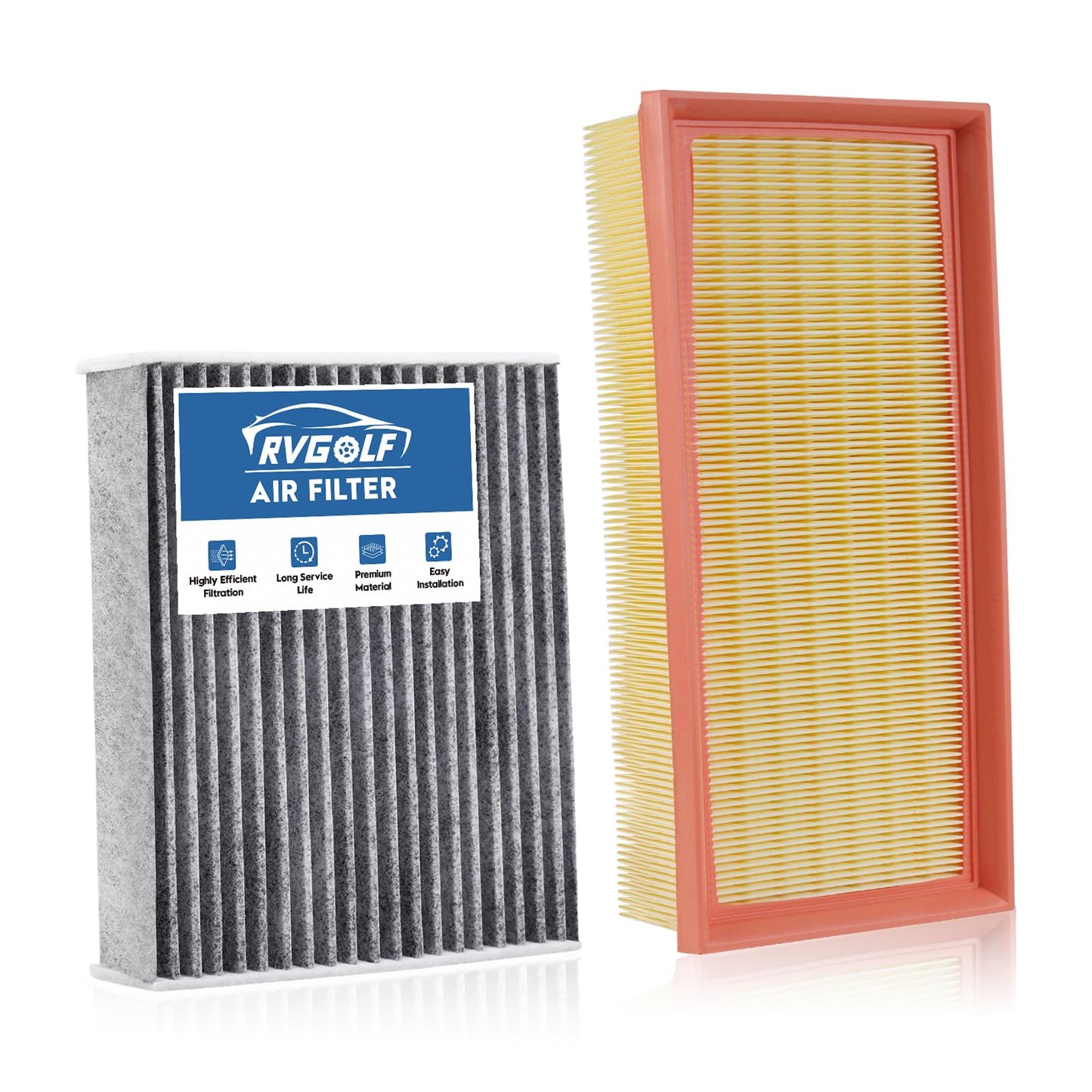 Engine+Cabin Air Filter Fit for 2014-2020 Rogue, 2017-2022 Rogue Sport