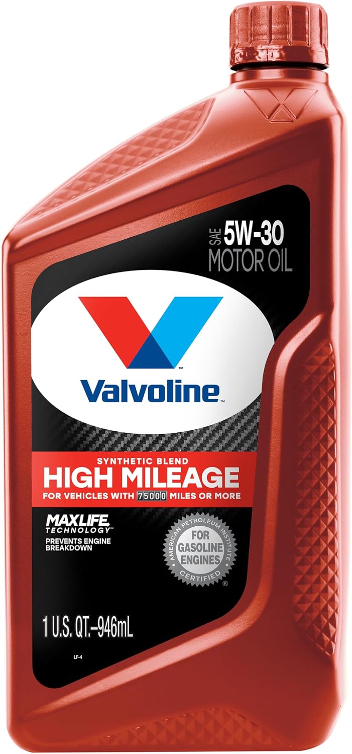 Valvoline MaxLife High Mileage 5W-30 Synthetic Blend Motor Oil 5 Quart