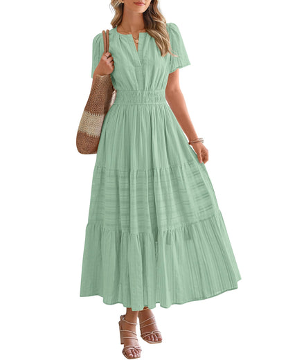BTFBM Womens Summer 2026 Casual Maxi Dresses