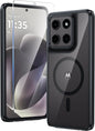 FNTCASE for iPhone 17 Pro Case Clear Magnetic with Screen Protector