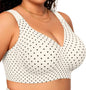 OEAK Womens Wireless Jelly Bras Plus Size Support Push Up Comfortable Bra