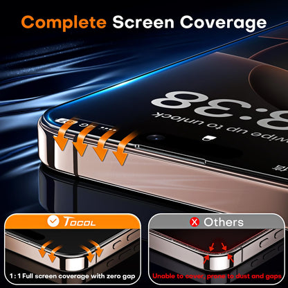 TOCOL for iPhone 17 Pro Max Screen Protector, Clear