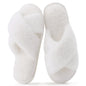 Evshine Memory Foam Fuzzy House Slippers for Women