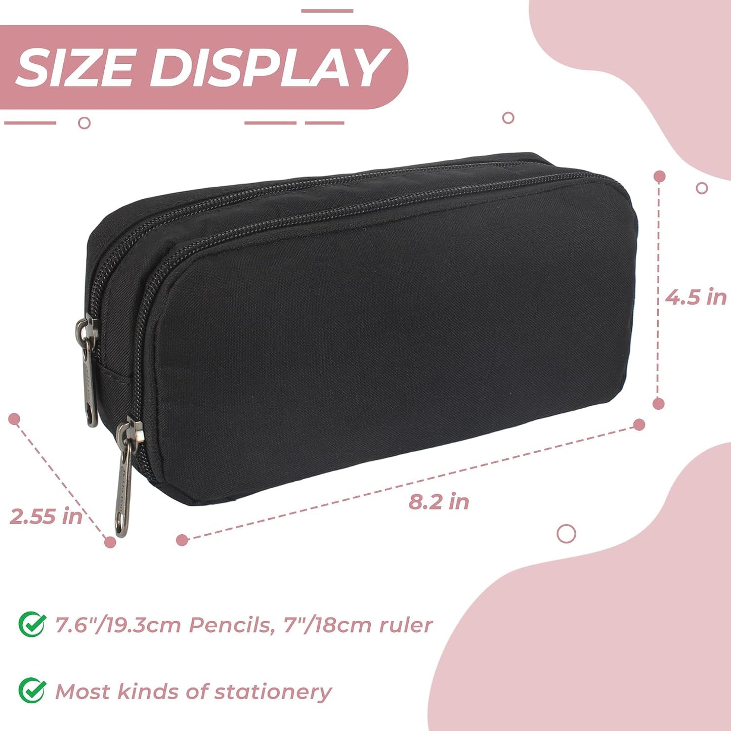 Della Gao Pencil Case Small Pencil Pouch Aesthetic Pencil Box